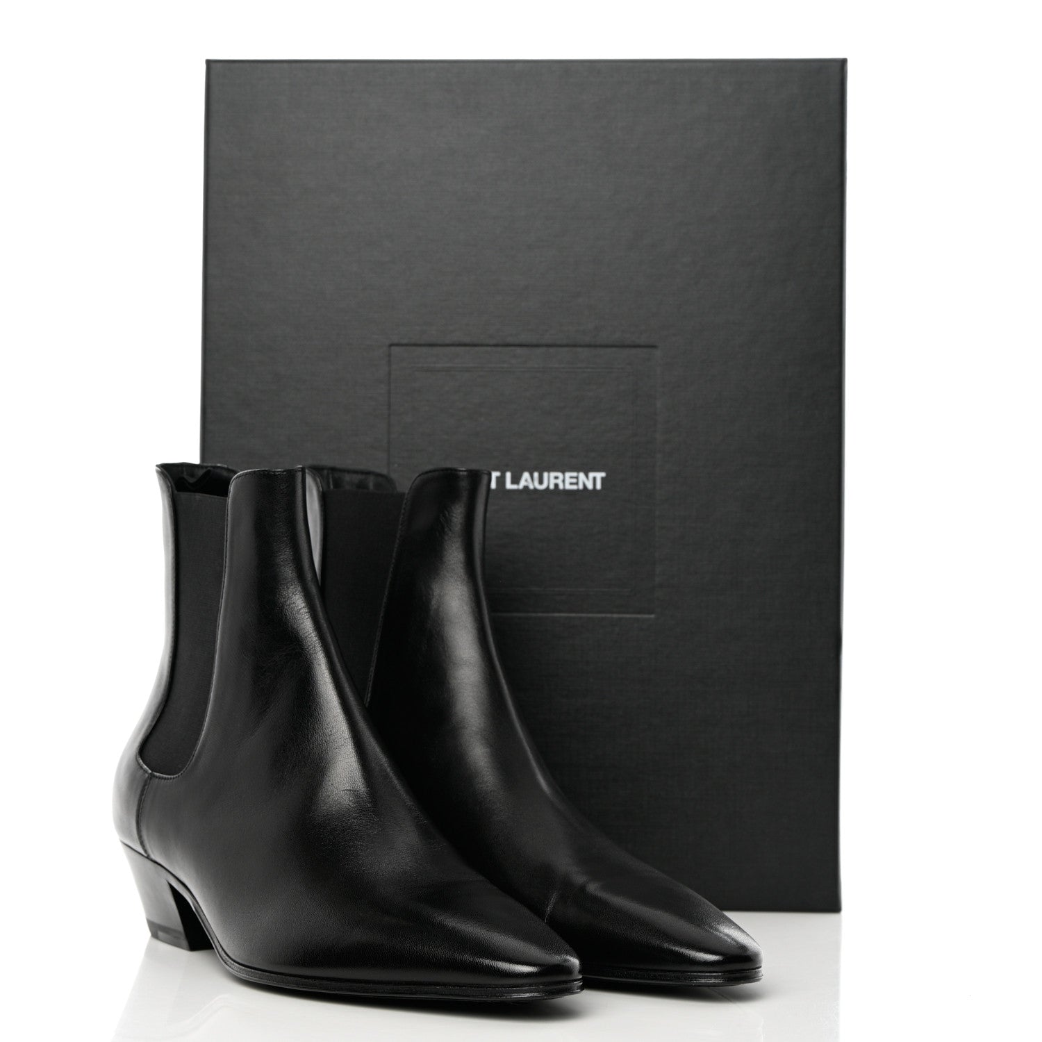 Saint Laurent Nappa Chelsea Boots 40 Black 8 of 8