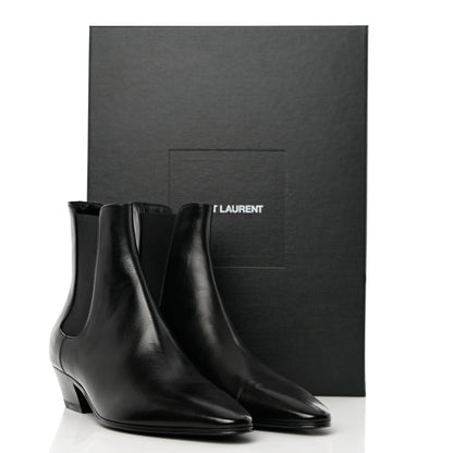 Saint Laurent Nappa Chelsea Boots 40 Black 8 of 8