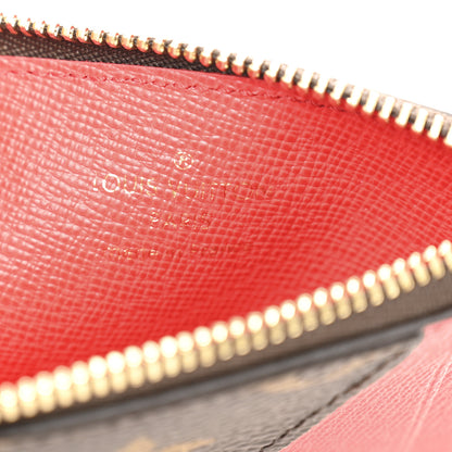 Louis Vuitton Monogram Zipped Romy Card Holder Red 6 of 6