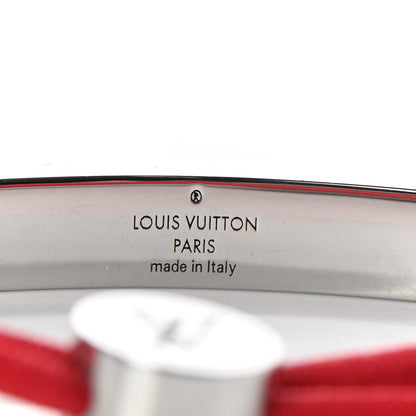 Louis Vuitton Nylon LV Space Bracelet Rouge 4 of 9