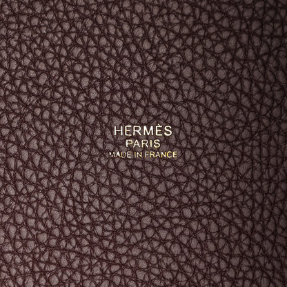 Hermes Taurillon Clemence Picotin Lock 18 PM Rouge Sellier 6 of 10