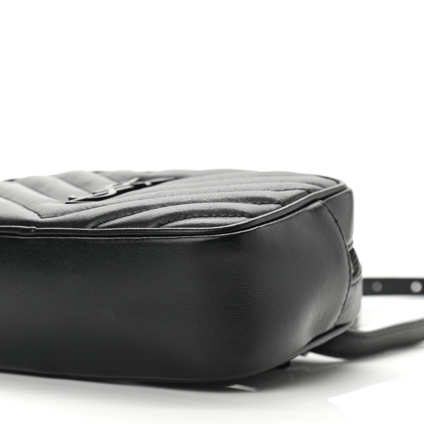 Calfskin Matelasse Monogram Lou Belt Bag Black