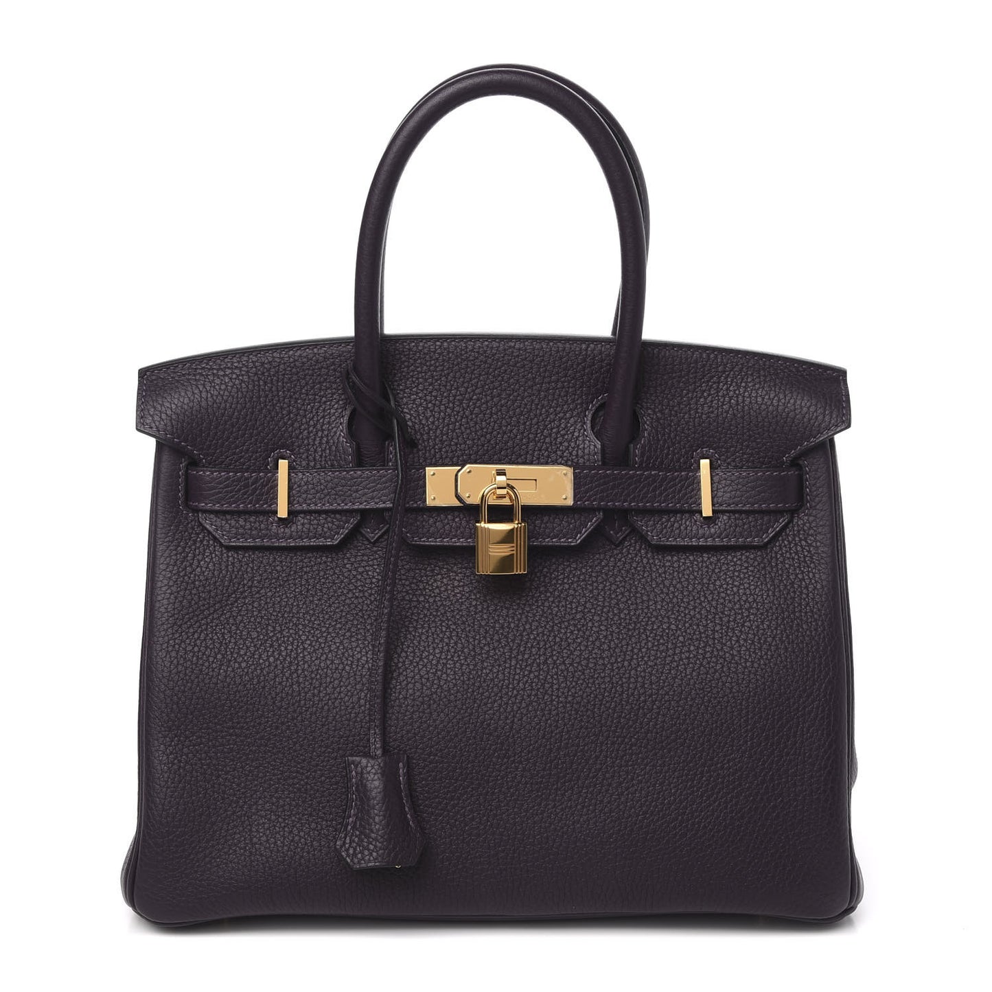 Taurillon Clemence Birkin 30 Raisin