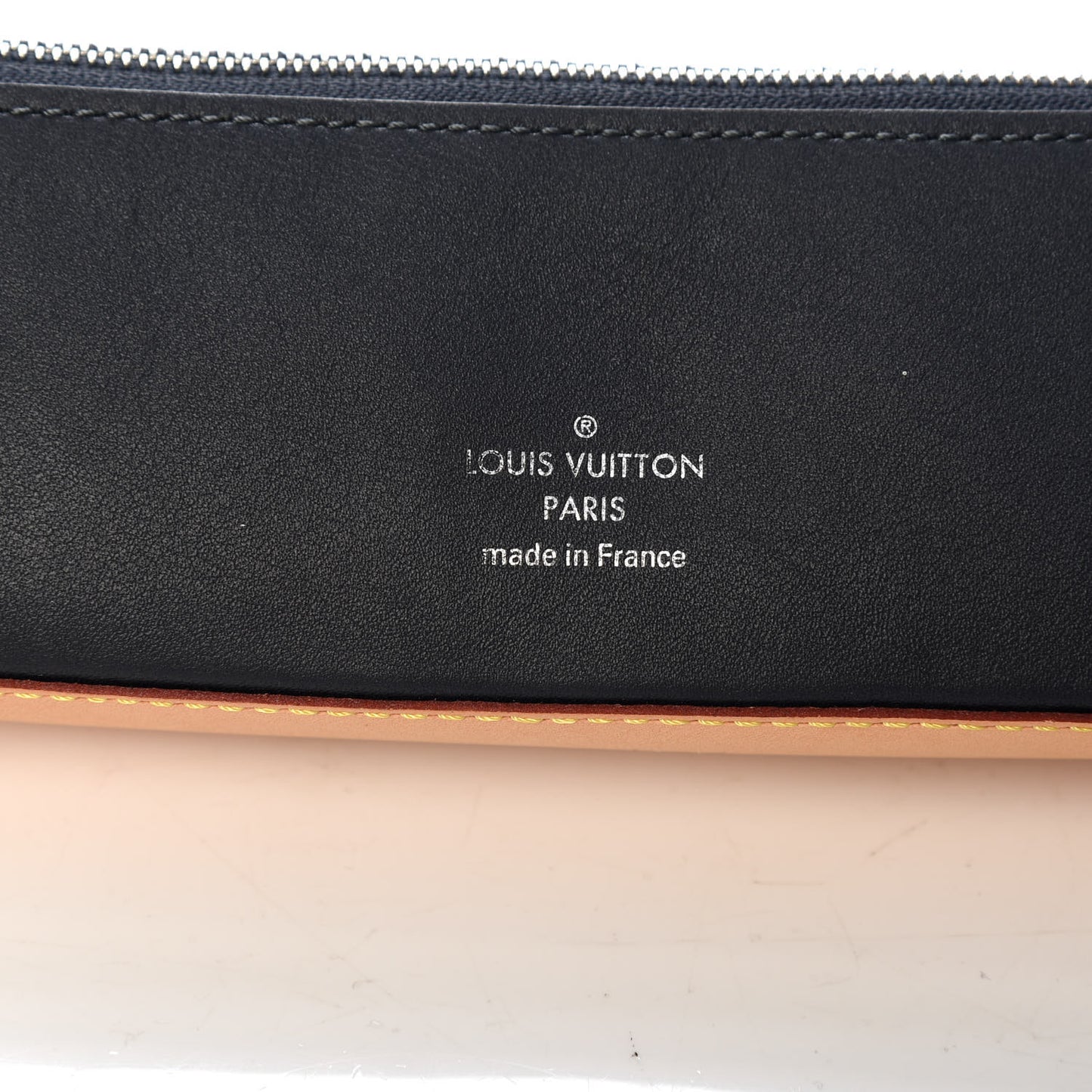 Monogram Elizabeth Pencil Pouch Black