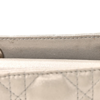 Christian Dior Metallic Lambskin Cannage Mini Lady Dior Silver 12 of 13