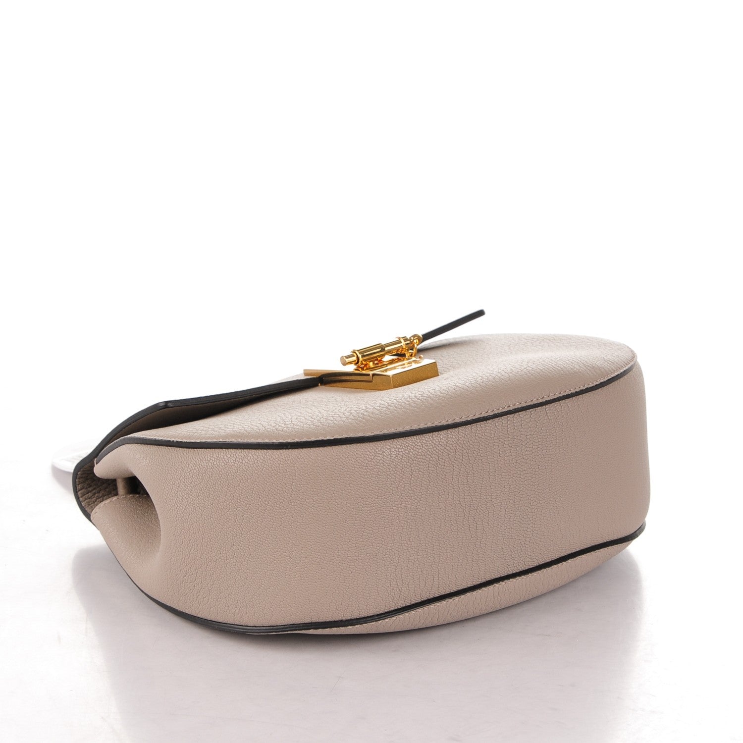 Chloe Grained Lambskin Drew Shoulder Bag Motty Grey 4 of 8