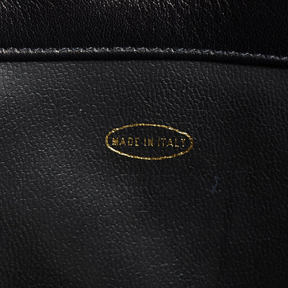 Chanel Lambskin Quilted CC Shopping Tote Black 7 of 9