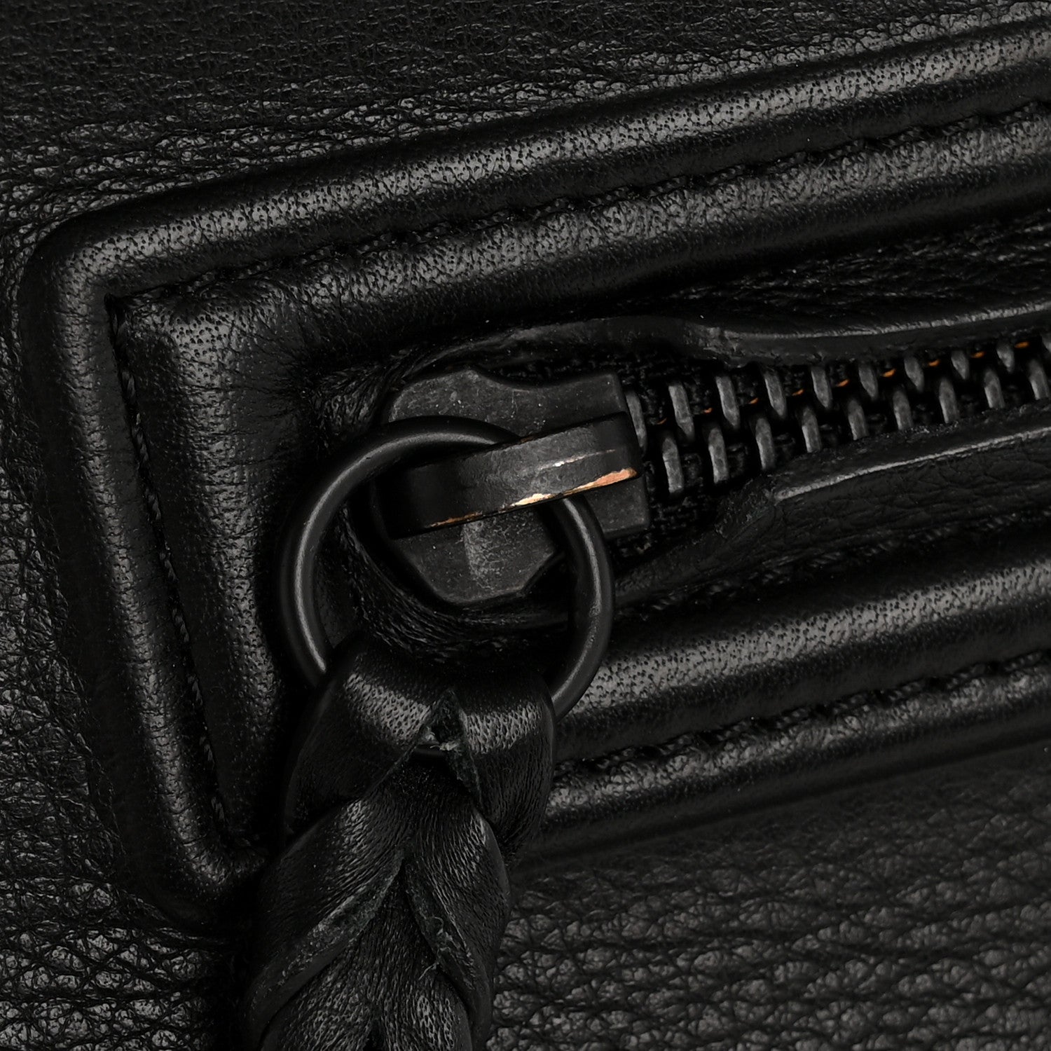 Celine Grained Calfskin Medium Phantom Luggage Black 14 of 14