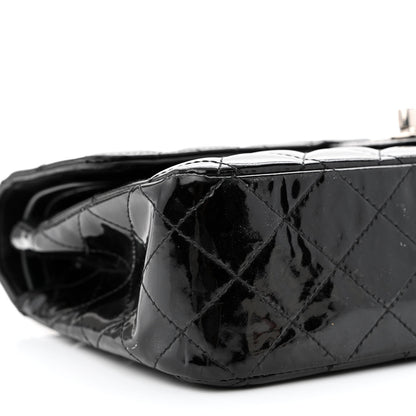 Chanel Patent Quilted Medium Double Flap Black 9 of 15