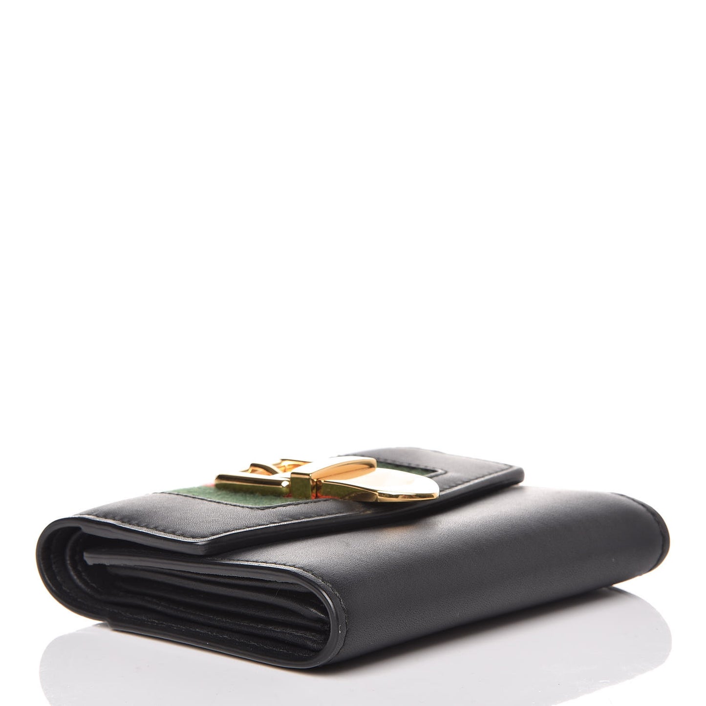 Calfskin Sylvie Wallet Black