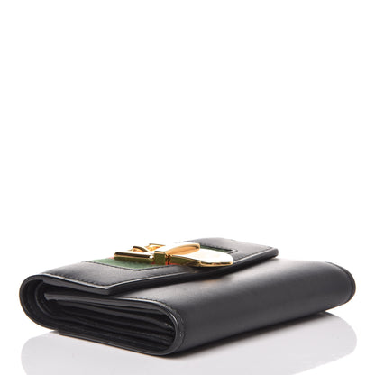 Gucci Calfskin Sylvie Wallet Black 4 of 7