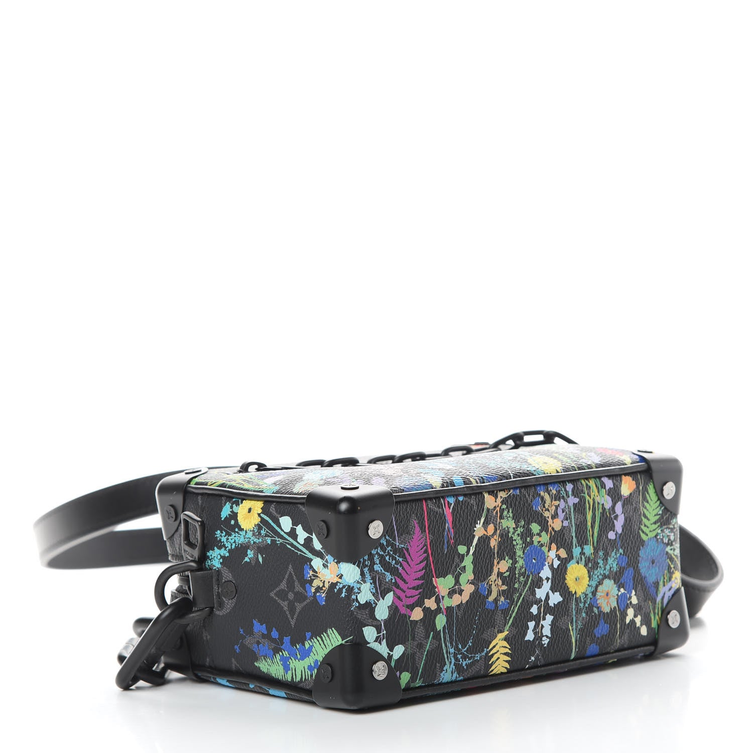 Louis Vuitton Monogram Eclipse Flower Print Mini Soft Trunk 4 of 12