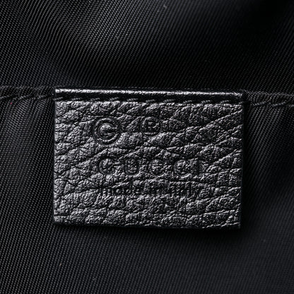 Gucci Nylon Monogram Medium Light Single Buckle Backpack Black 6 of 13