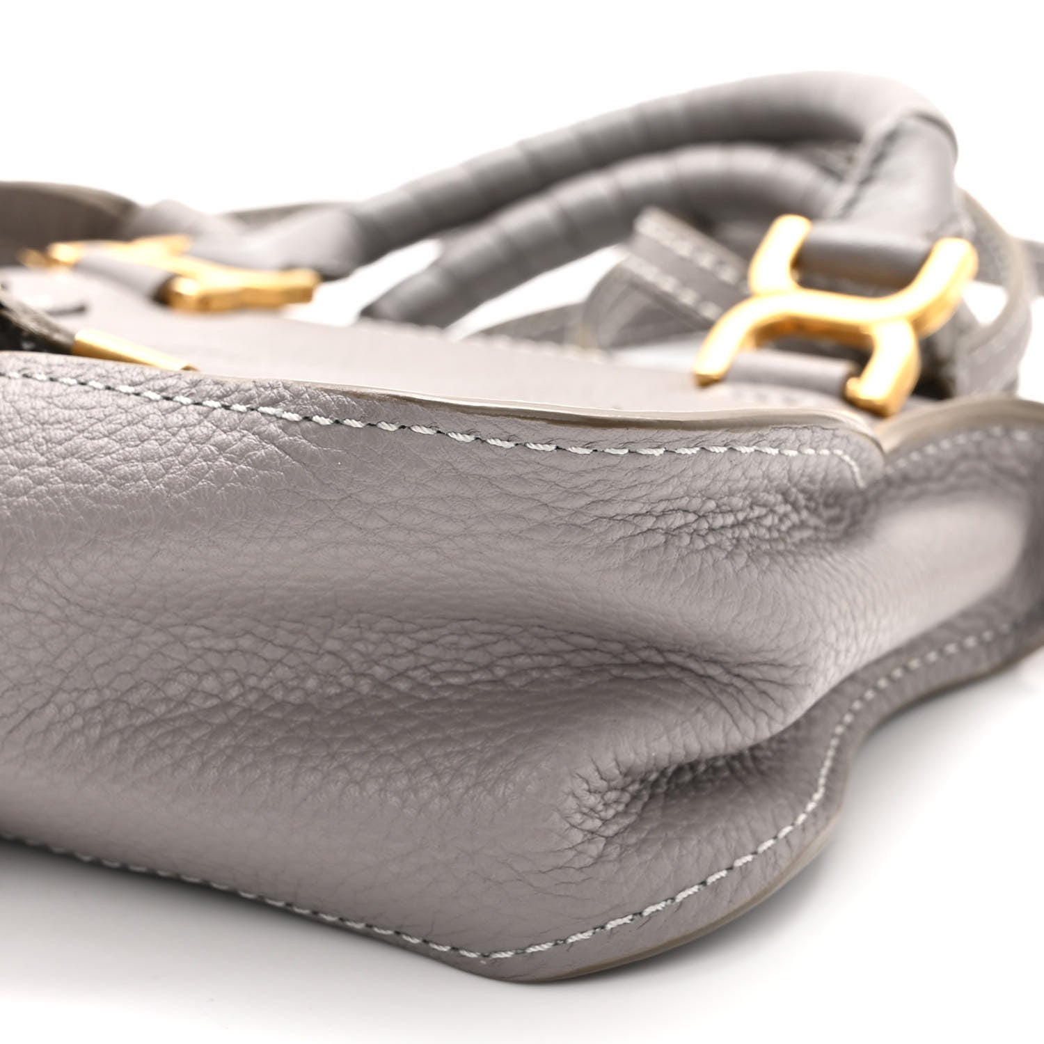 Chloe Calfskin Mini Marcie Satchel Light Cloud 9 of 10