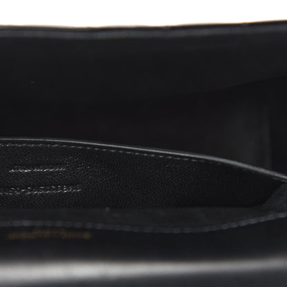 Saint Laurent Patent Matelasse Monogram Large Vicky Chain Bag Black 12 of 13