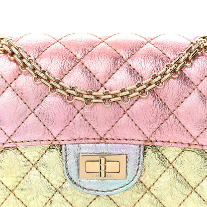 Chanel Metallic Goatskin Quilted Mini 2.55 Reissue Flap Multicolor 8 of 11