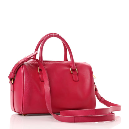 Saint Laurent Calfskin Classic Baby Duffle Fuchsia 3 of 13