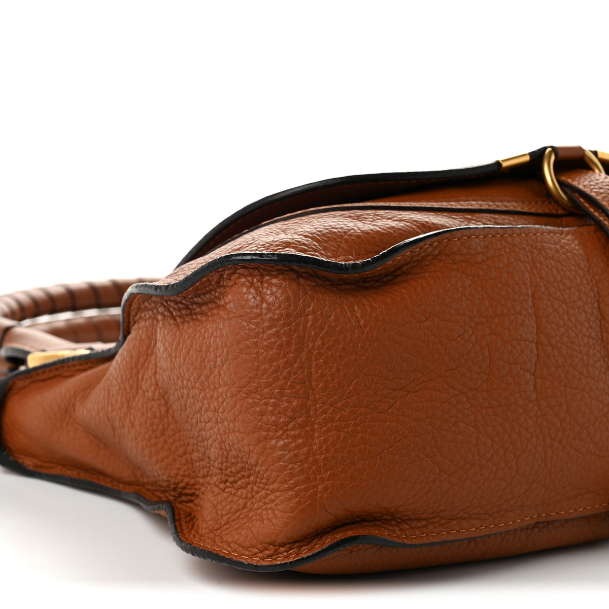 Chloe Calfskin Medium Marcie Satchel Tan 9 of 10