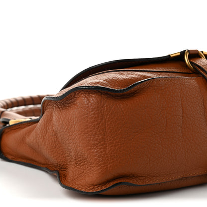 Chloe Calfskin Medium Marcie Satchel Tan 9 of 10