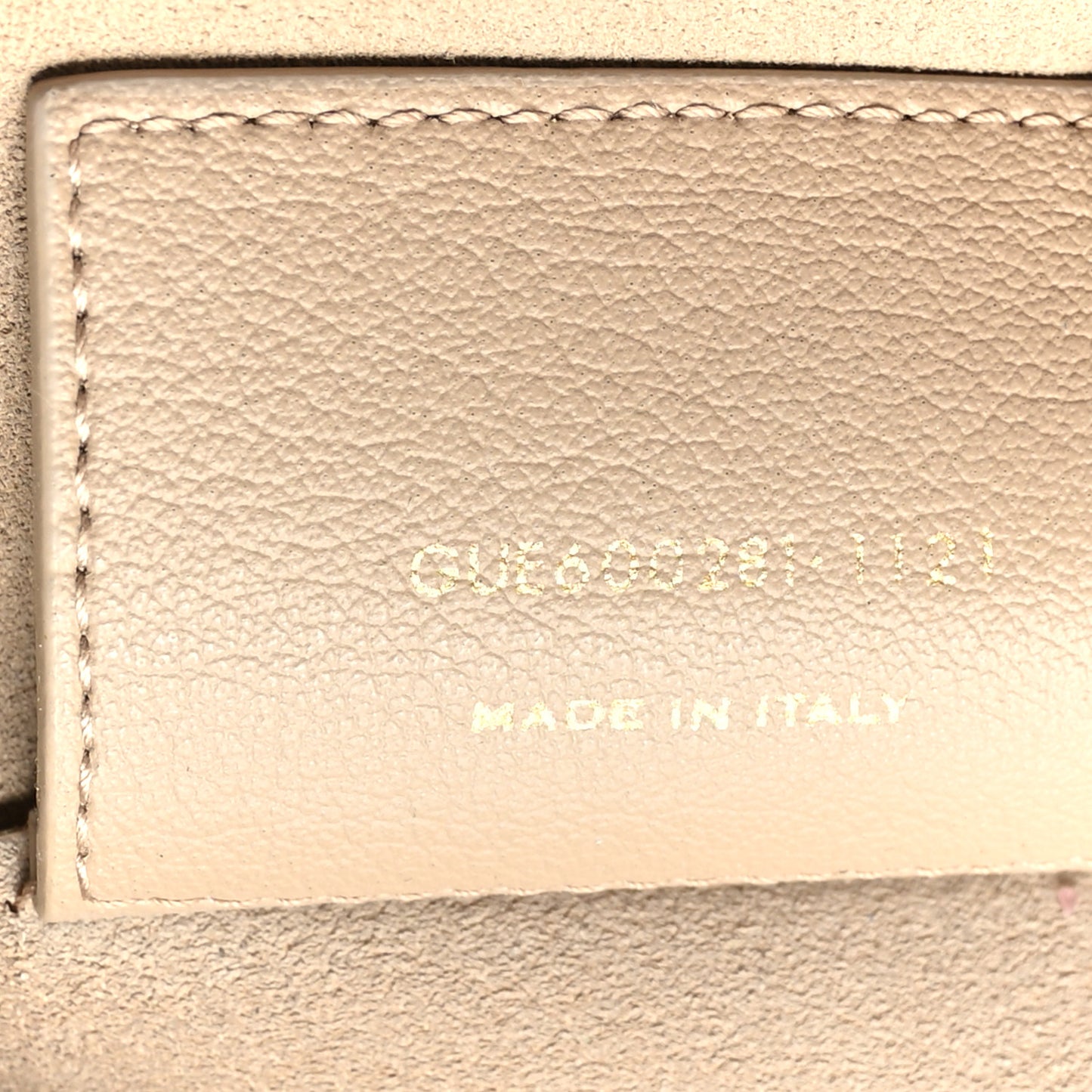 Calfskin Large Shopping Tote Dark Beige