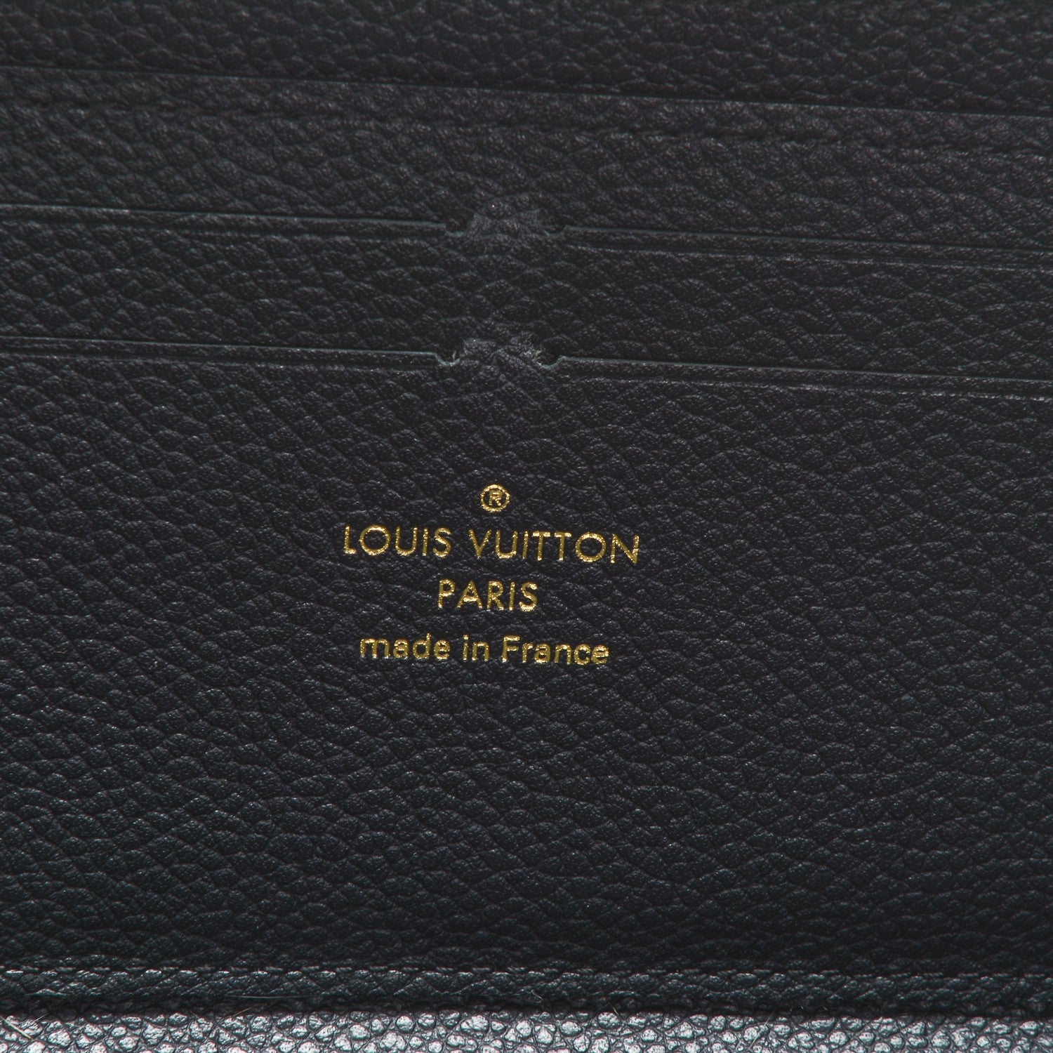 Louis Vuitton Empreinte Clemence Wallet Black 7 of 7