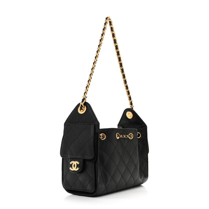Chanel Caviar Quilted Mini Chanel 25 Handbag Black 3 of 12