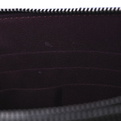 Chanel Lambskin Chevron Quilted Small Clutch With Chain Black 15 of 15
