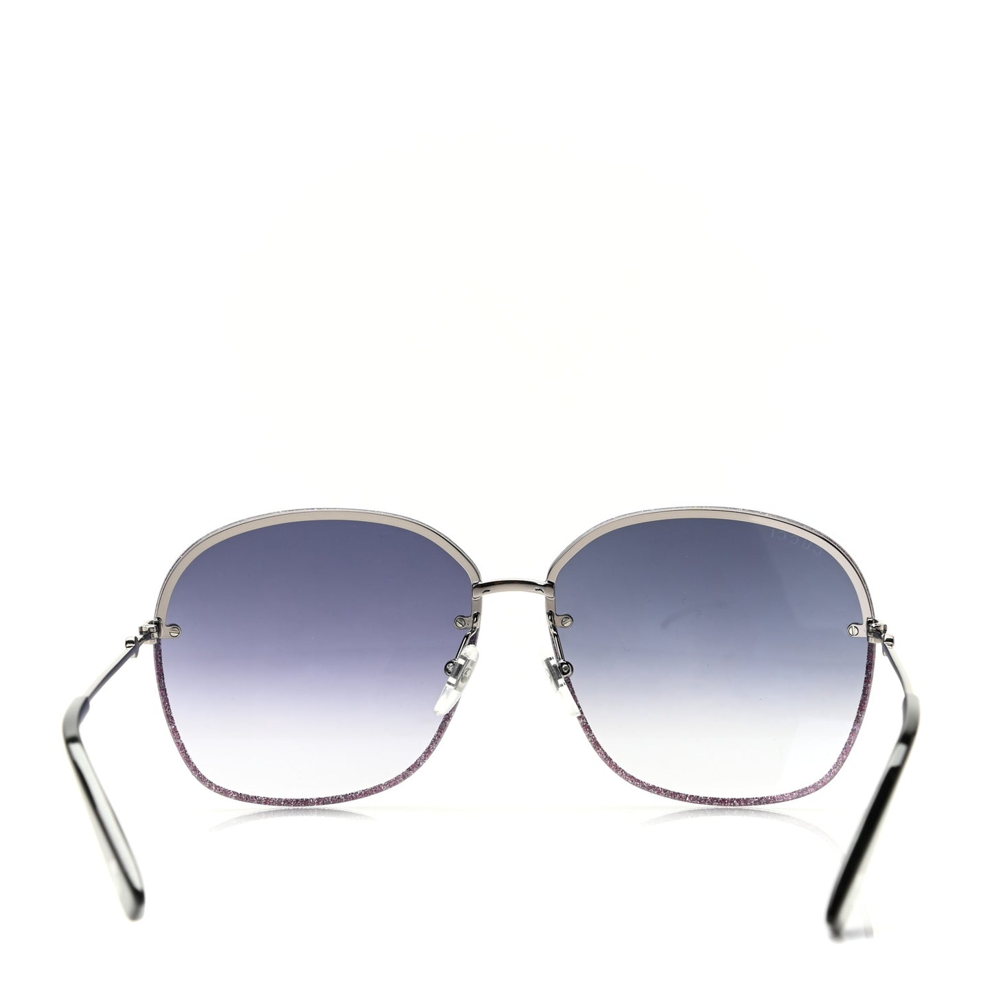 Metal Square Frame Sunglasses GG0228S Grey