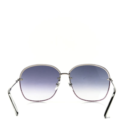 Gucci Metal Square Frame Sunglasses GG0228S Grey 5 of 8