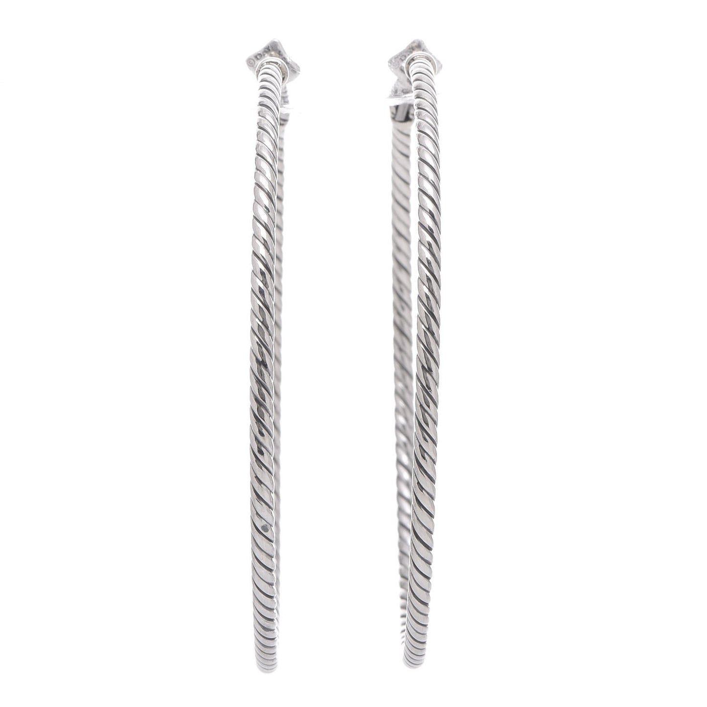 Sterling Silver Cable Classics Extra Large Hoop Earrings