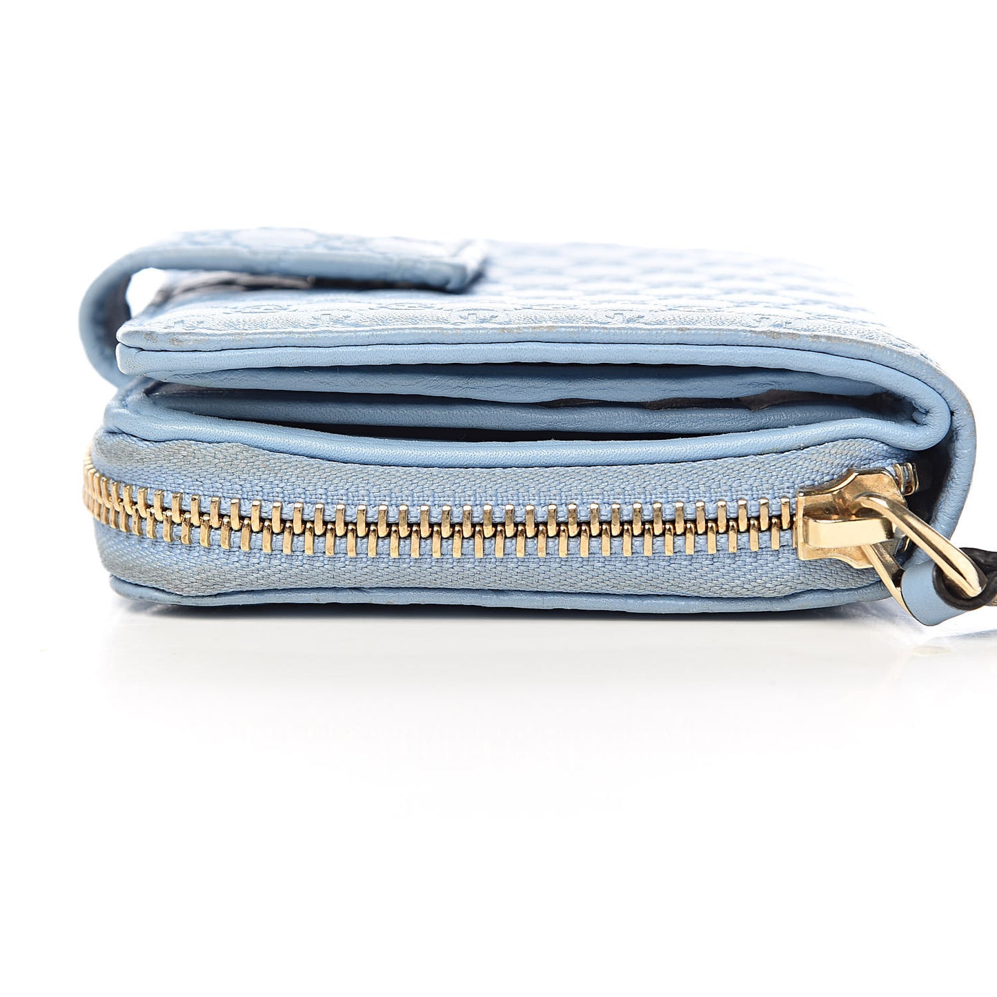 Microguccissima Compact Wallet Mineral Blue