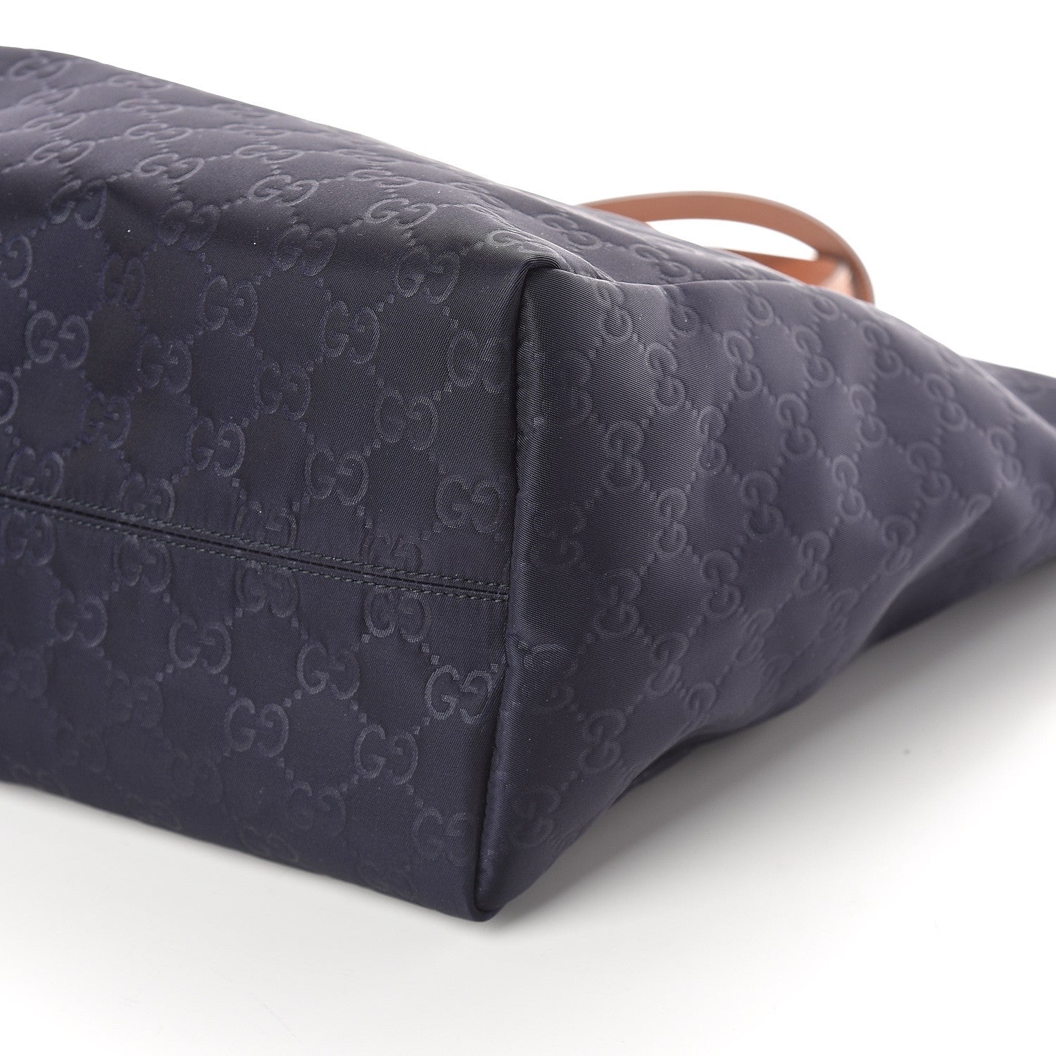 Gucci Nylon Monogram Medium Tote Navy 9 of 9