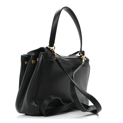 Balenciaga Natural Smooth Calfskin Small Rodeo Top Handle Handbag Black 3 of 9