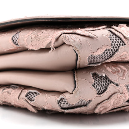 Valentino Garavani Nappa Lace Large Girello Flap Blush 9 of 11