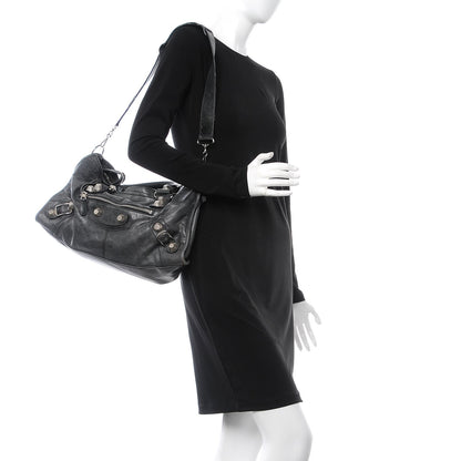 Balenciaga Agneau Giant 21 Silver Hardware Part Time Anthracite 2 of 14