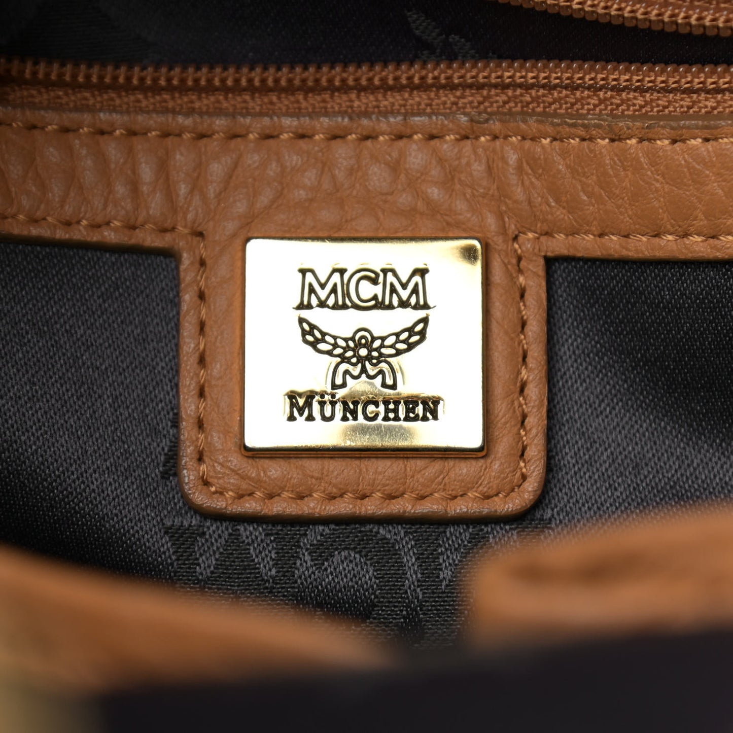 Visetos Studded Small Stark M Backpack Cognac