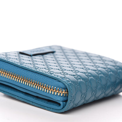 Gucci Microguccissima Compact Wallet Deep Cobalt 7 of 9