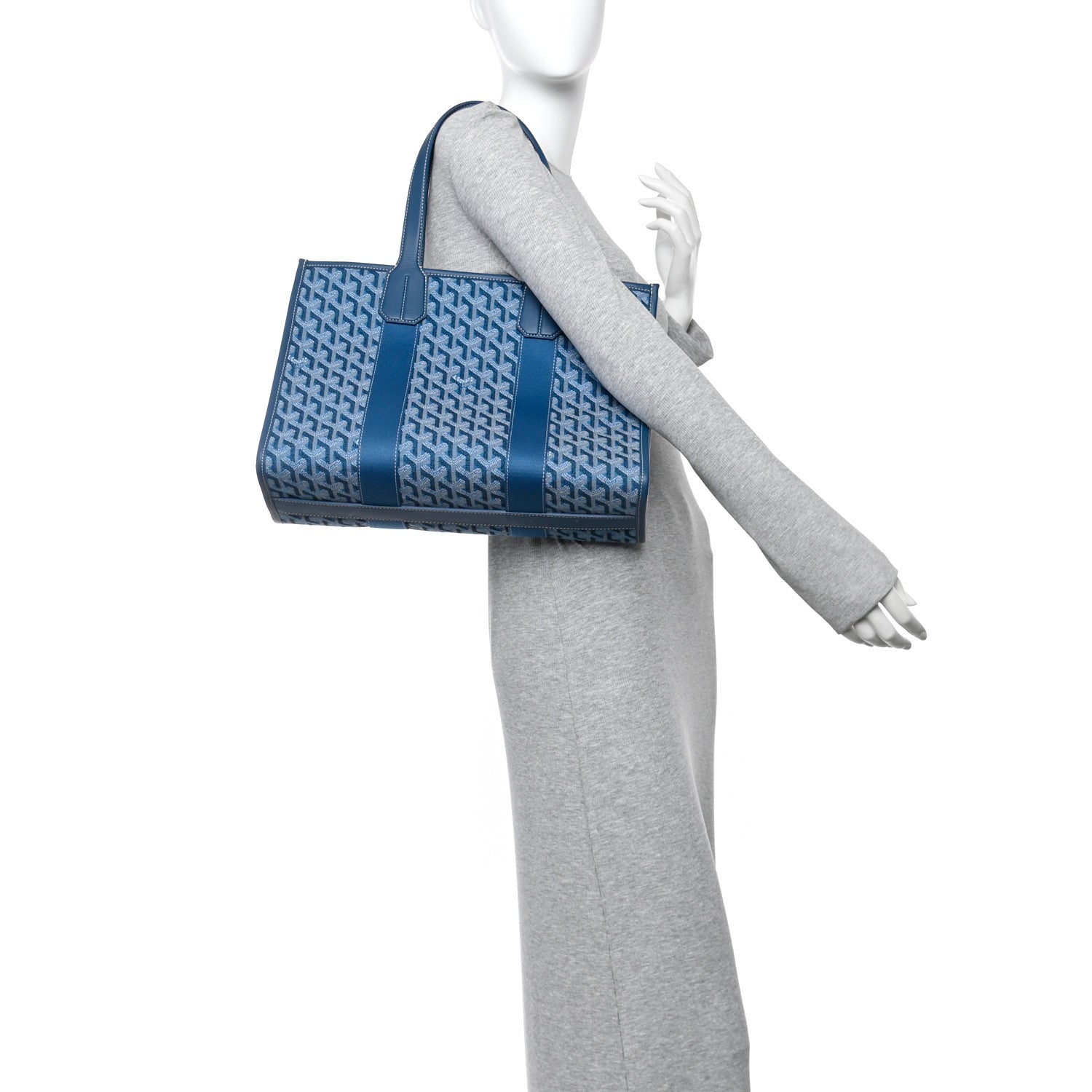 Goyard Goyardine Villette PM Tote Ocean Blue 2 of 10