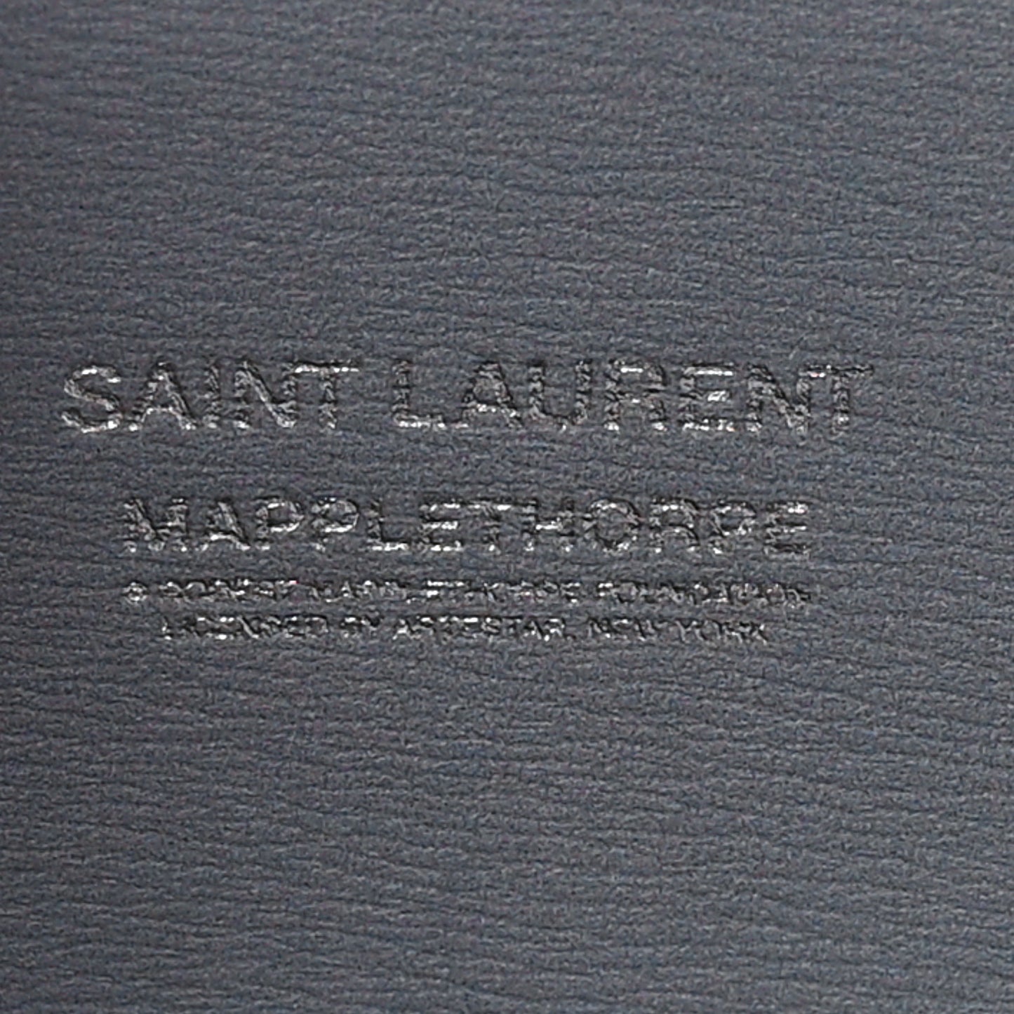 Calfskin Mapplethorpe Small Manhattan Shopper Tote Grey White Black