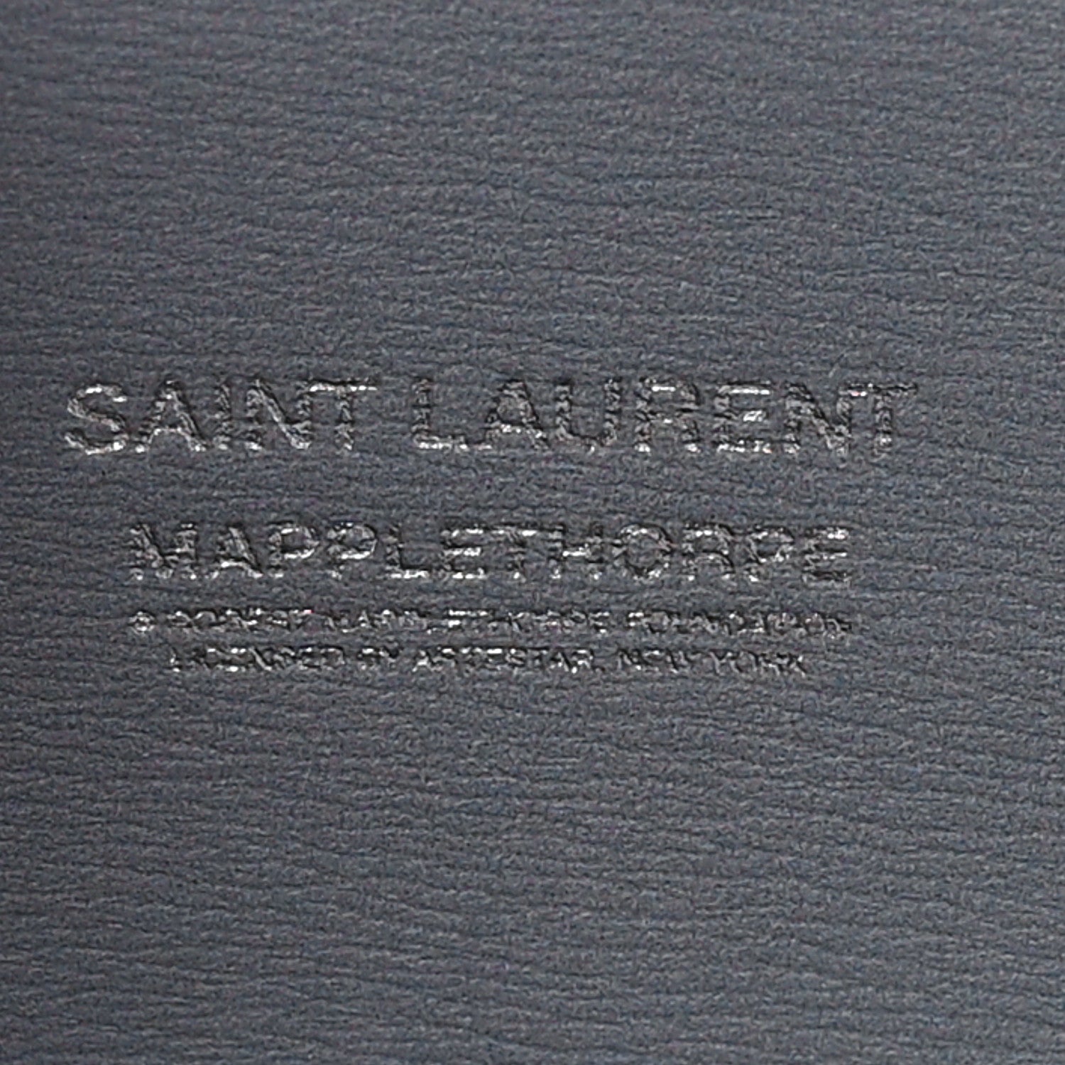 Saint Laurent Calfskin Mapplethorpe Small Manhattan Shopper Tote Grey White Black 6 of 12