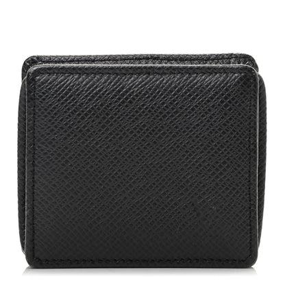 Louis Vuitton Taiga Porte-Monnaie Boite Coin Purse Black 1 of 7