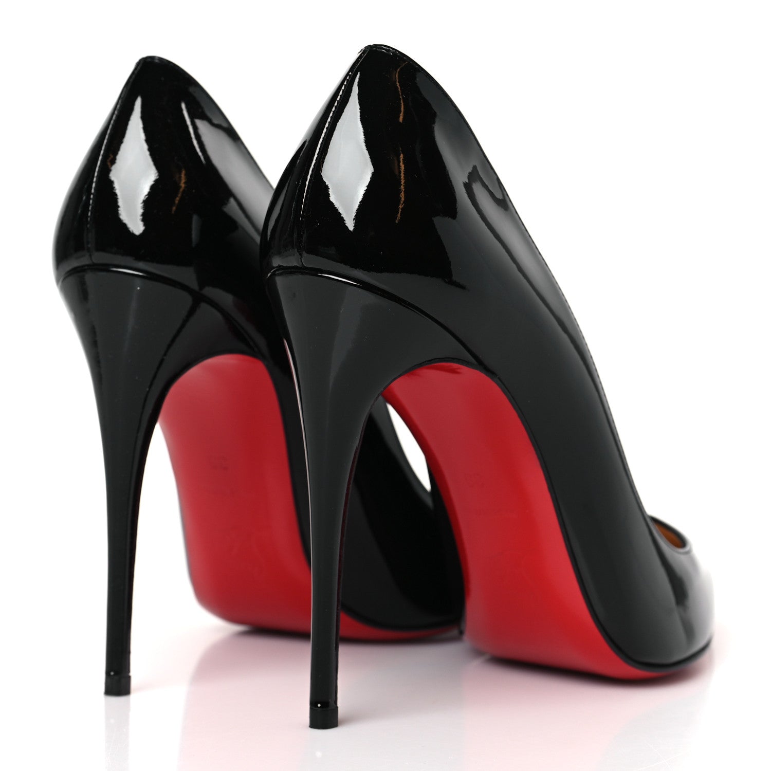 Christian Louboutin Patent Pigalle Follies 100 Pumps 39 Black 4 of 9