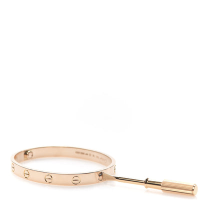 Cartier 18K Pink Gold LOVE Bracelet 16 4 of 7