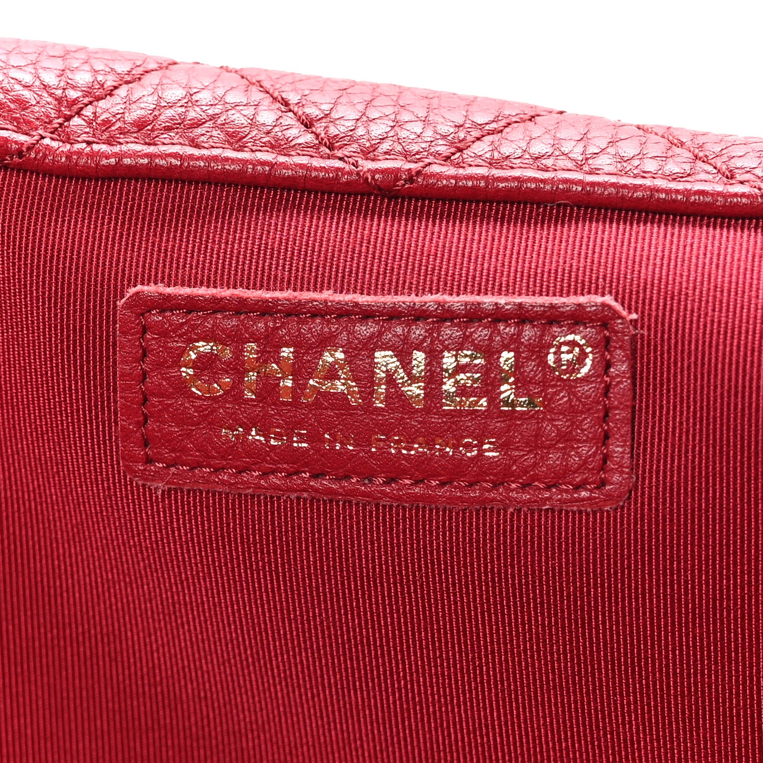 Chanel Calfskin Quilted XXL Travel Flap Bag Red 7 of 10