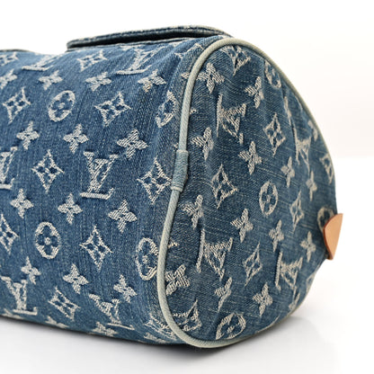 Louis Vuitton Monogram Denim Neo Speedy Blue 9 of 11
