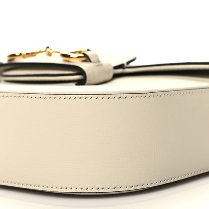 Gucci Azalea Calfskin Web Mini Horsebit 1955 Shoulder Bag Mystic White 10 of 11