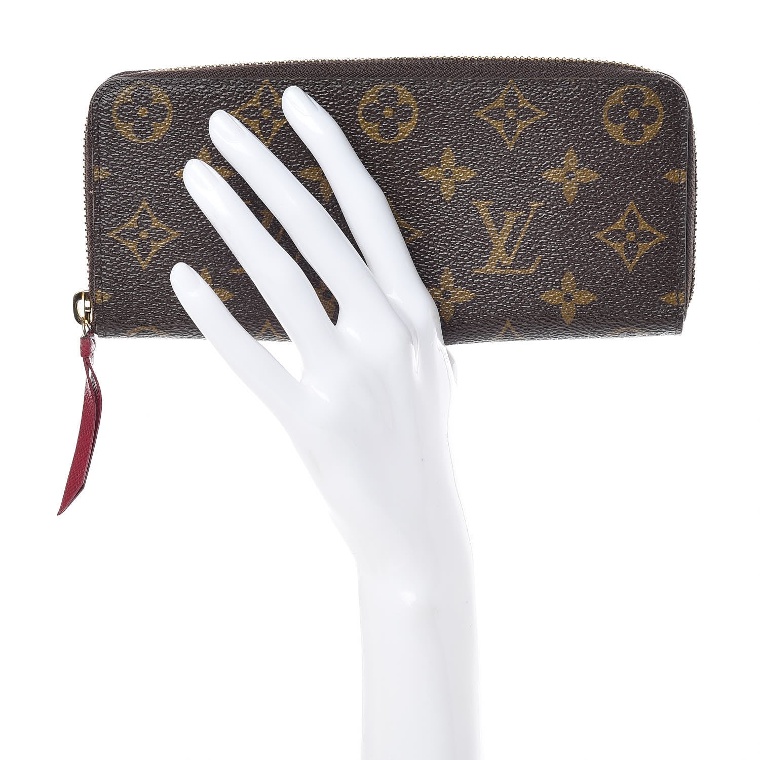 Louis Vuitton Monogram Clemence Wallet Fuchsia 2 of 8