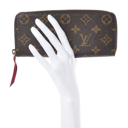 Louis Vuitton Monogram Clemence Wallet Fuchsia 2 of 8