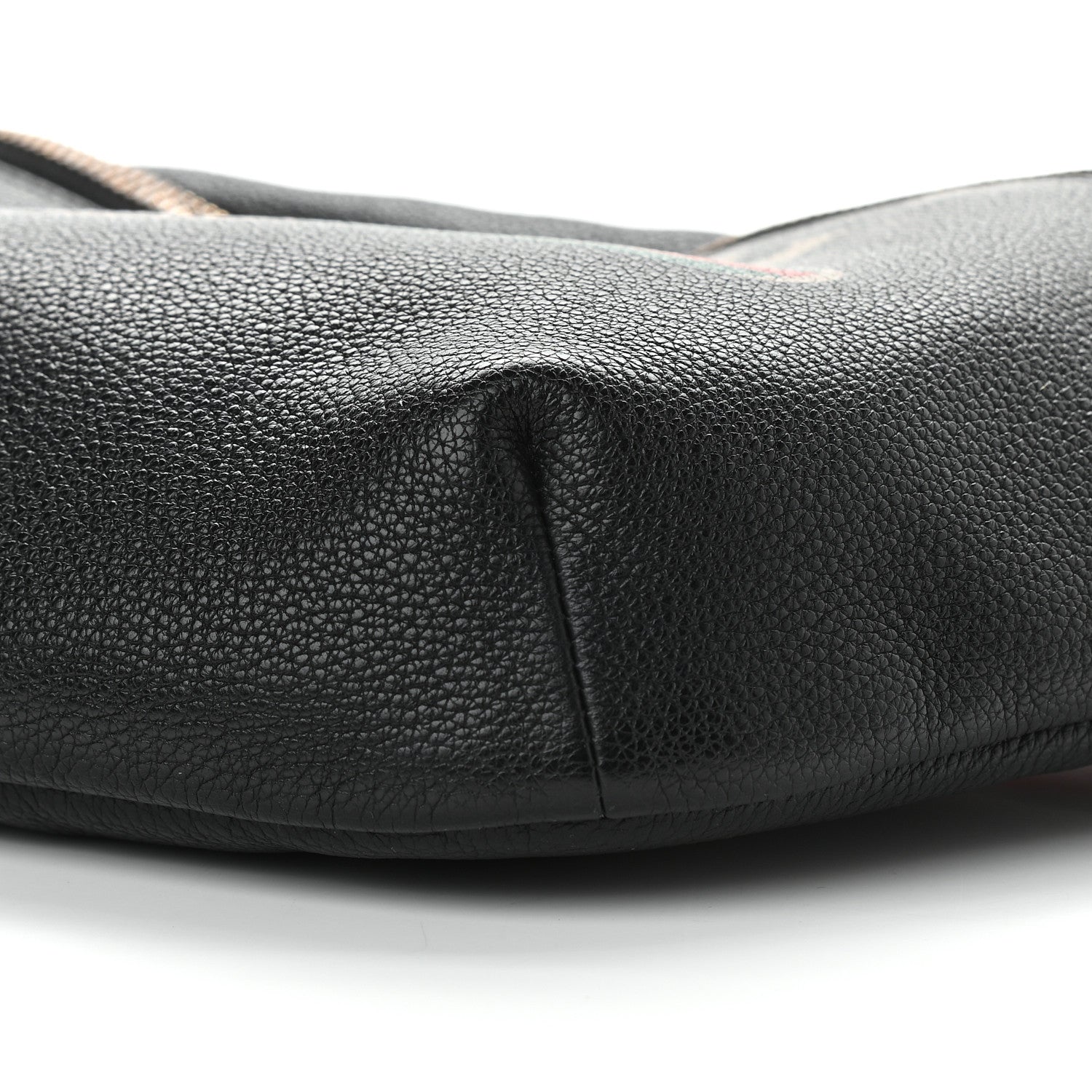 Gucci Grained Calfskin Logo Belt Bag Black 9 of 9