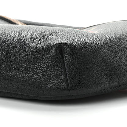 Gucci Grained Calfskin Logo Belt Bag Black 9 of 9